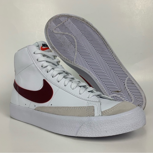 Nike Other - 2020 Nike Blazer Mid '77 (GS) White Team Red Burgundy (DA4086-102) Size 7Y